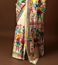 Tussar Silk Kantha Saree