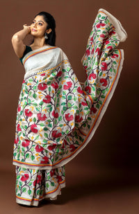 Tussar Silk Kantha Saree