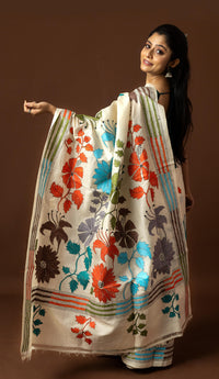 Tussar Silk Kantha Saree
