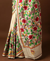 Tussar Silk Kantha Saree