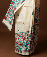 Tussar Silk Kantha Saree