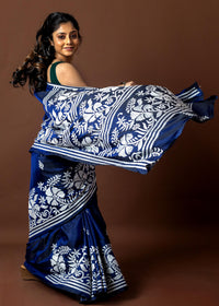 Blended Silk Kantha Saree