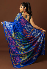 Blended Silk Kantha Saree