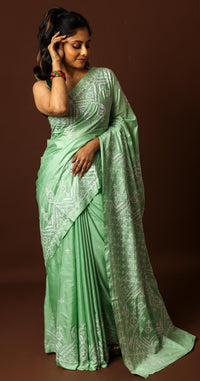 Blended Silk Kantha Saree