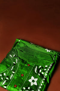 Bangalore Silk Kantha Kurta