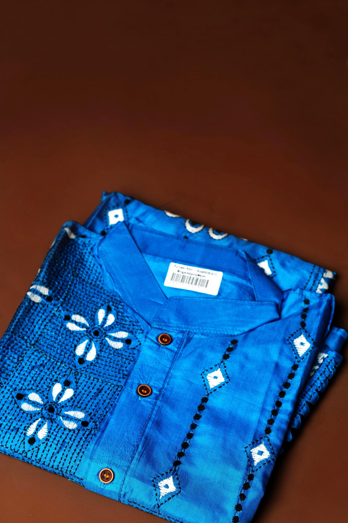 Bangalore Silk Kantha Kurta
