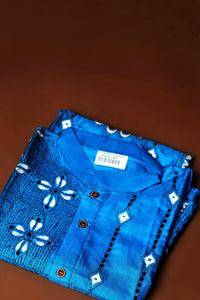 Bangalore Silk Kantha Kurta