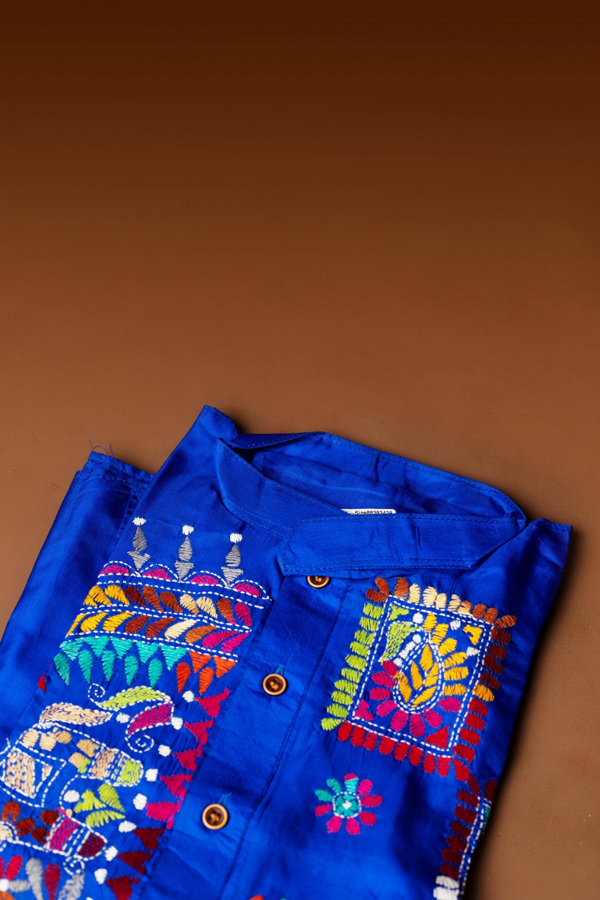 Bangalore Silk Kantha Kurta
