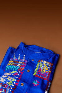 Bangalore Silk Kantha Kurta