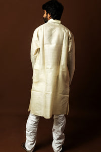 Tussar Silk Kantha Kurta