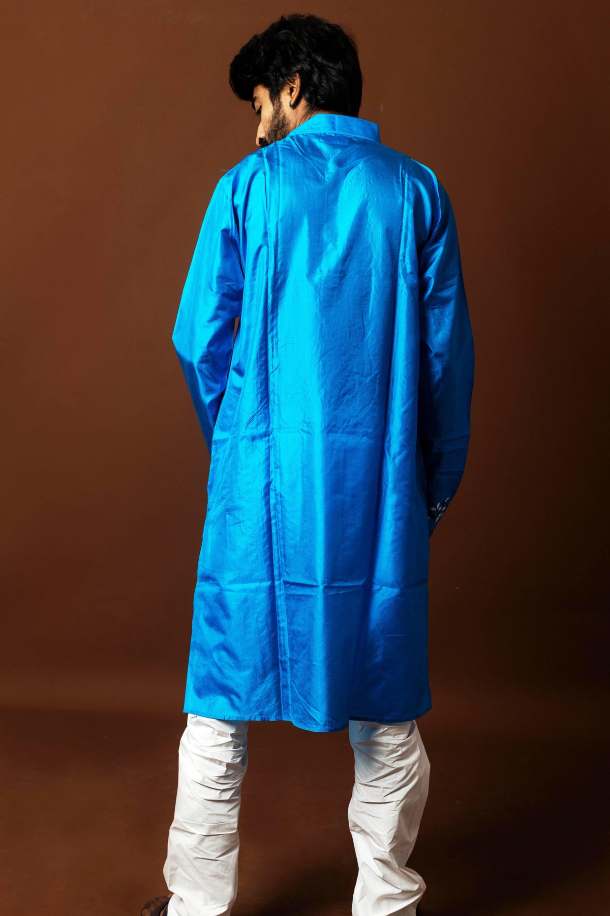 Bangalore Silk Kantha Kurta