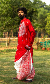 Bangalore Silk Kantha Kurta