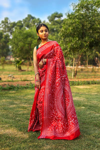 Gachi Silk Kantha Saree
