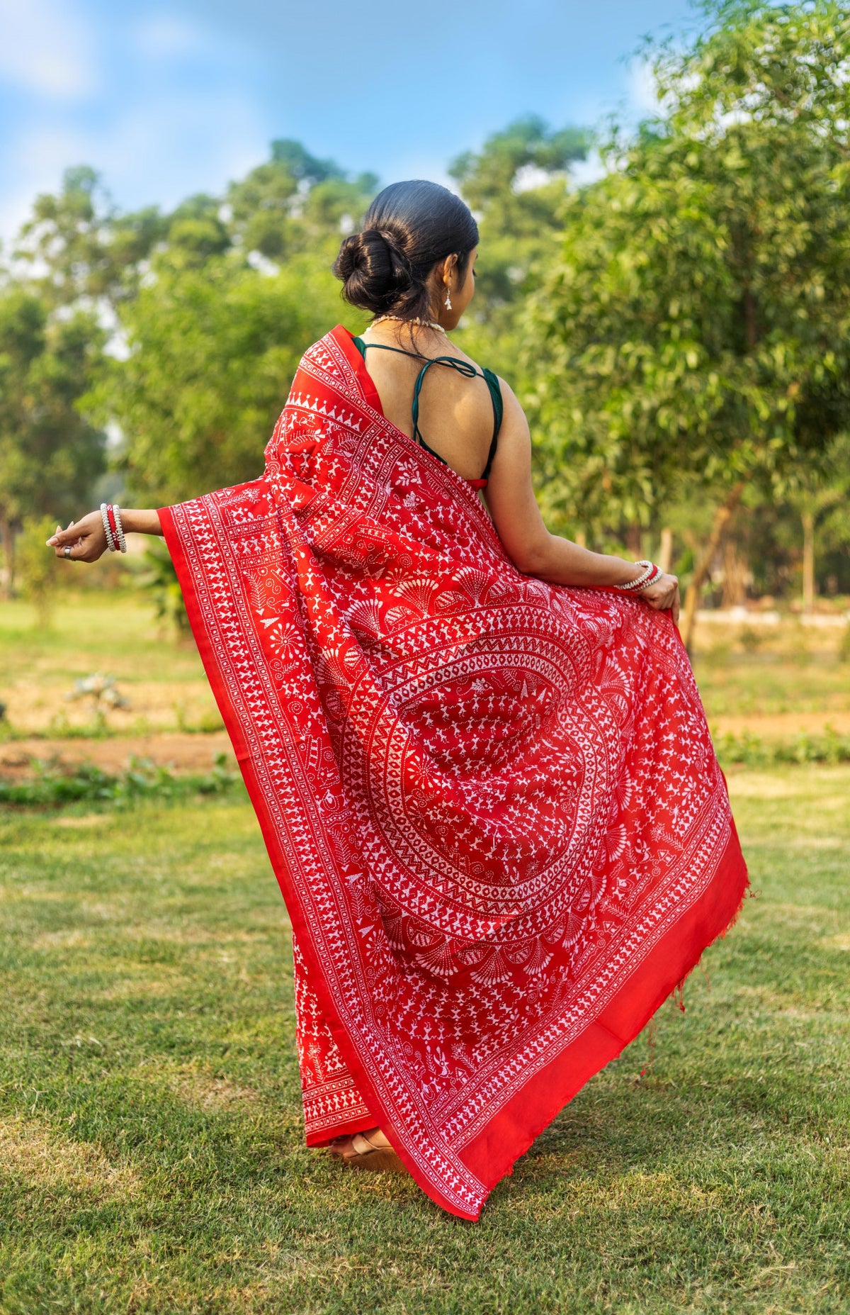 Gachi Silk Kantha Saree