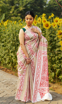 Silk Kantha Saree