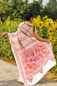 Silk Kantha Saree