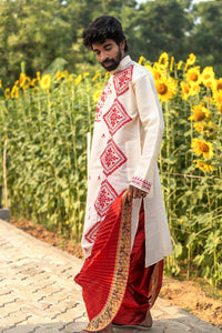 Tussar Silk Kantha Kurta