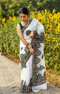 Kota Applique Saree