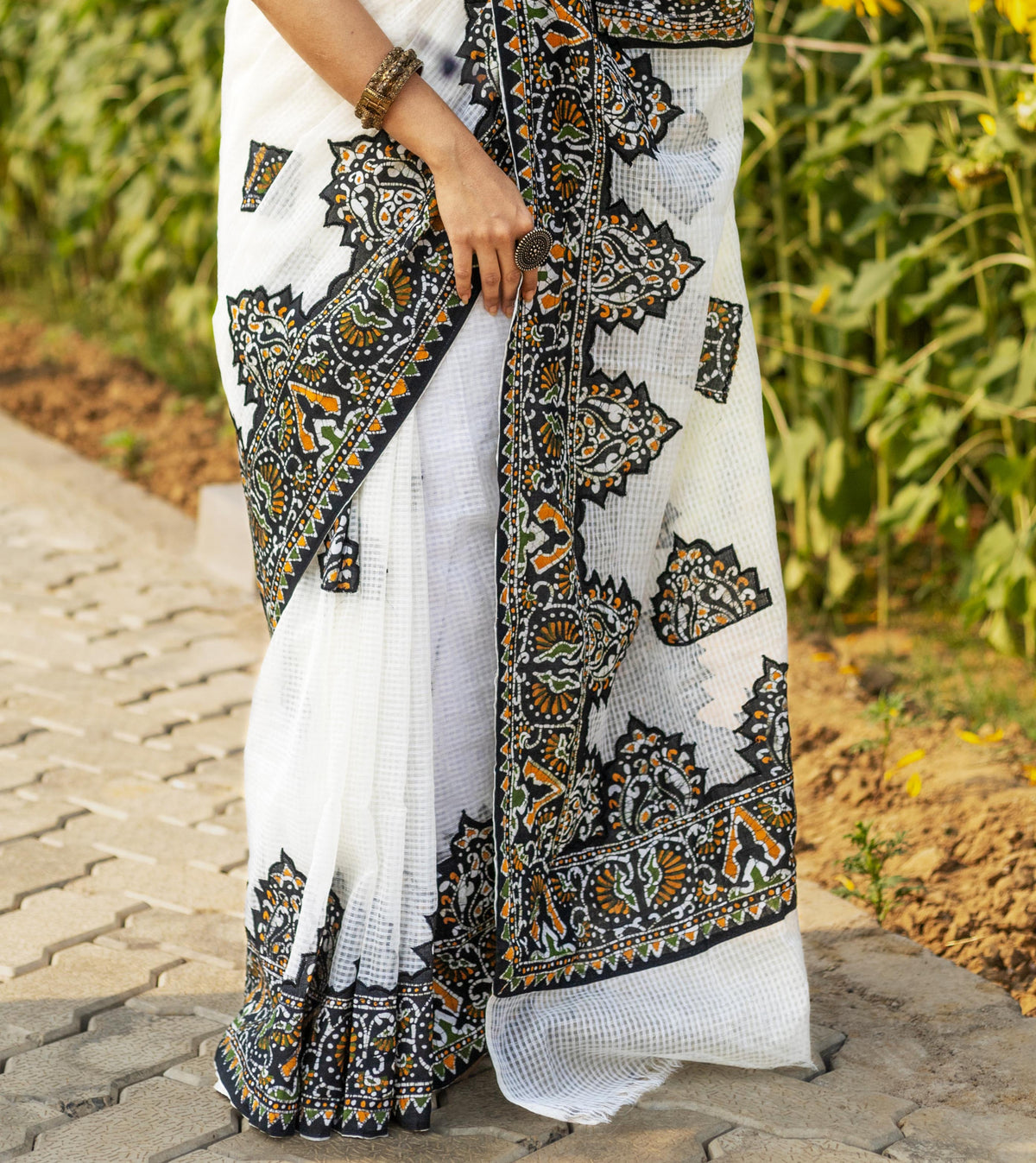 Kota Applique Saree