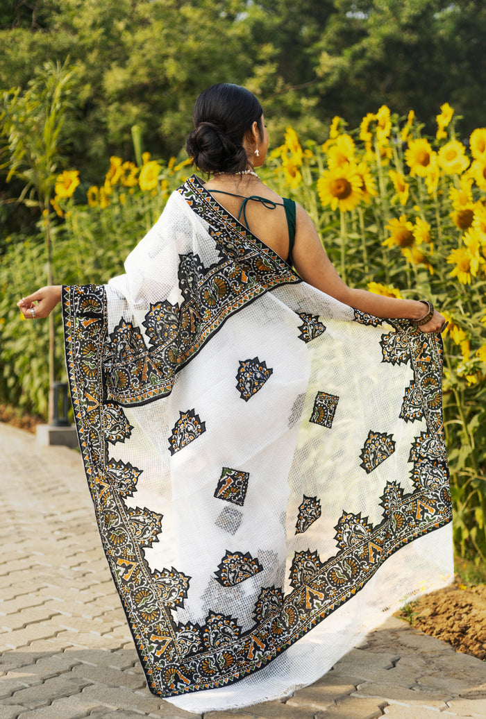 Kota Applique Saree