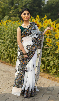 Kota Applique Saree