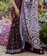Blended Silk Kantha Saree