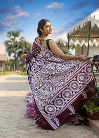 Blended Silk Kantha Saree