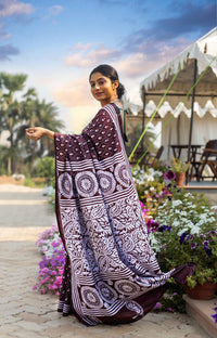Blended Silk Kantha Saree