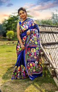 Blended Silk Kantha Saree