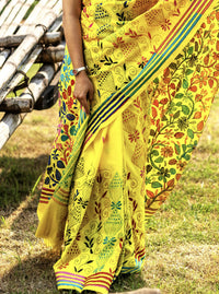 Blended Silk Kantha Saree