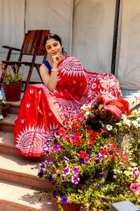 Blended Silk Kantha Saree