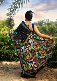 Blended Silk Kantha Saree