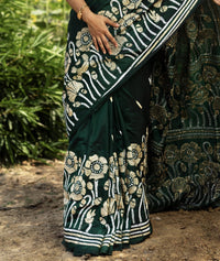 Blended Silk Kantha Saree