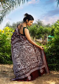 Blended Silk Kantha Saree