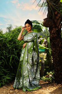 Blended Silk Kantha Saree