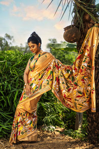 Blended Silk Kantha Saree