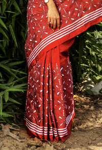 Blended Silk Kantha Saree