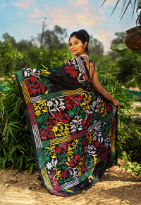 Blended Silk Kantha Saree