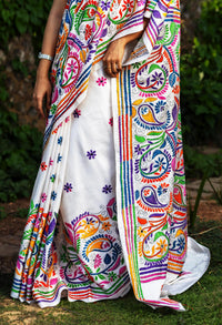 Blended Silk Kantha Saree