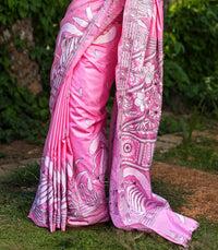 Blended Silk Kantha Saree
