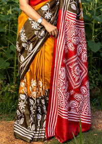 Pure Silk Kantha Saree