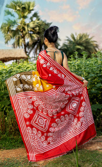 Pure Silk Kantha Saree