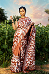 Pure Silk Kantha Saree