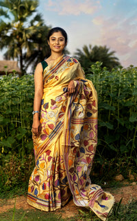 Blended Silk Kantha Saree