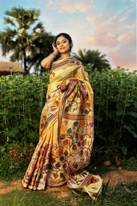 Blended Silk Kantha Saree