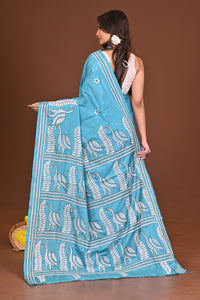 INDRANI BLENDED SILK KANTHA SAREE