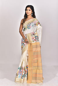 JALCHURI SILK KANTHA SAREE