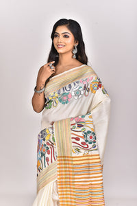 JALCHURI SILK KANTHA SAREE