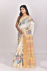 JALCHURI SILK KANTHA SAREE