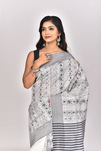 JALCHURI SILK KANTHA SAREE